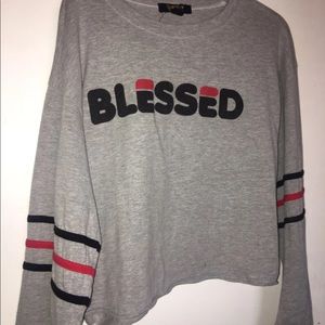 “Blessed” crop top